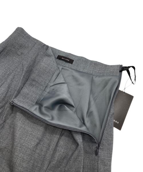 anuans（アニュアンス）anuans (アニュアンス) レイヤード2Wayデザインスカート グレー サイズ:S 未使用品の古着・服飾アイテム