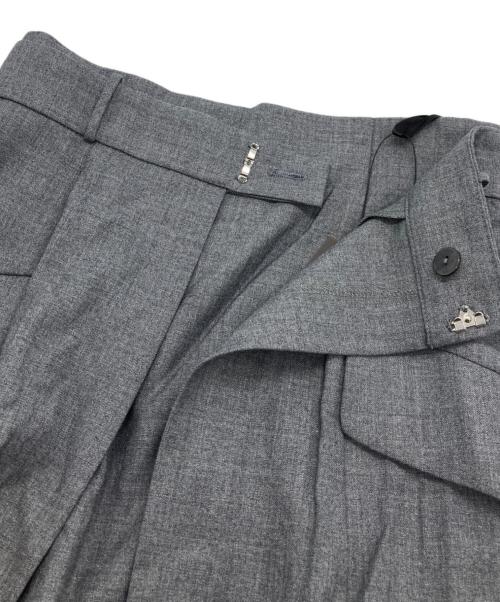 anuans（アニュアンス）anuans (アニュアンス) レイヤード2Wayデザインスカート グレー サイズ:S 未使用品の古着・服飾アイテム