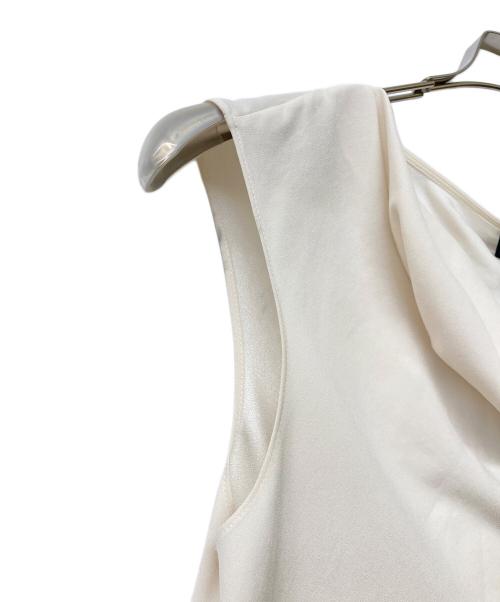 theory（セオリー）theory (セオリー) 24SS POWDER CREPE SS COWL TOP アイボリー サイズ:Sの古着・服飾アイテム