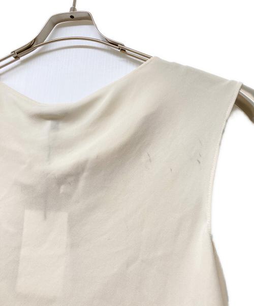 theory（セオリー）theory (セオリー) 24SS POWDER CREPE SS COWL TOP アイボリー サイズ:Sの古着・服飾アイテム