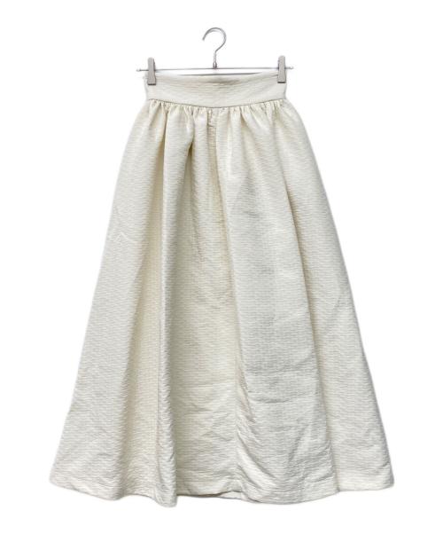 L'AUBE BLANC（ローブ ブラン）L'AUBE BLANC (ローブブラン) 3way Jacquard dress ホワイト サイズ:Sの古着・服飾アイテム