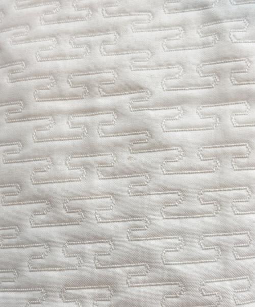 L'AUBE BLANC（ローブ ブラン）L'AUBE BLANC (ローブブラン) 3way Jacquard dress ホワイト サイズ:Sの古着・服飾アイテム