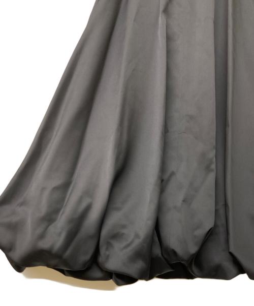 L'AUBE BLANC（ローブ ブラン）L'AUBE BLANC (ローブブラン) Waist Drape Balloon skirt ブラック サイズ:S 未使用品の古着・服飾アイテム