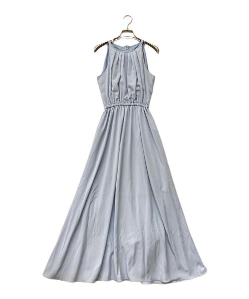 ENEU（エヌー）ENEU (エヌー) halter neck long op ブルー サイズ:Freeの古着・服飾アイテム