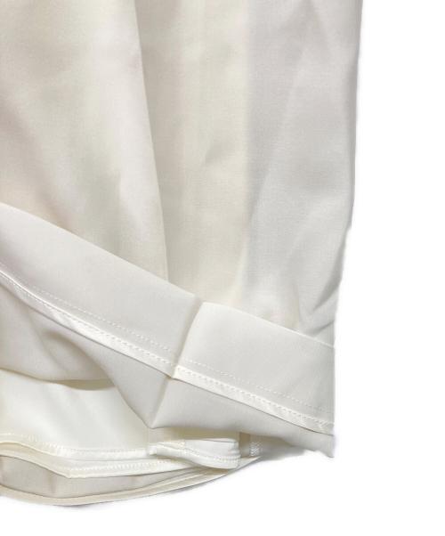 anuans（アニュアンス）anuans (アニュアンス) ツータックワイドパンツ ホワイト サイズ:Sの古着・服飾アイテム