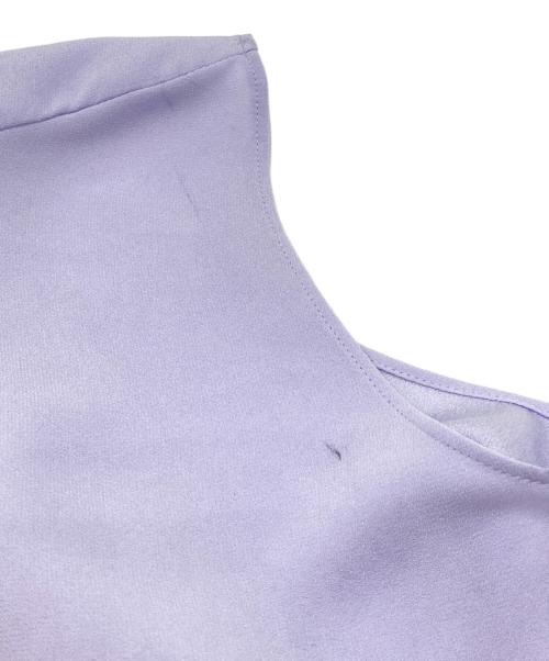 theory（セオリー）theory (セオリー) 24SS POWDER CREPE SS COWL TOP パープル サイズ:Pの古着・服飾アイテム