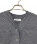 L'AUBE BLANC (ローブ ブラン) Basket Knit Cardigan グレー サイズ:F：9000円