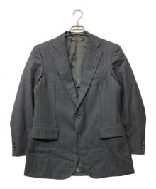 BROOKS BROTHERS（ブルックスブラザーズ）の古着「2Bシングルブレストウールジャケット」｜グレー