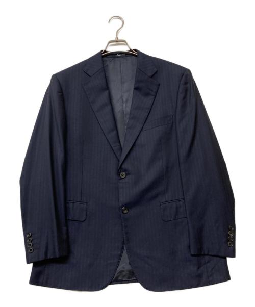 Aquascutum（アクアスキュータム）Aquascutum (アクアスキュータム) テーラードジャケット ネイビー サイズ:IZE AB6の古着・服飾アイテム