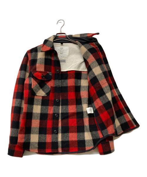 WOOLRICH（ウールリッチ）WOOLRICH (ウールリッチ) FIDELRTY USA製 CPOジャケット レッド サイズ:Mの古着・服飾アイテム
