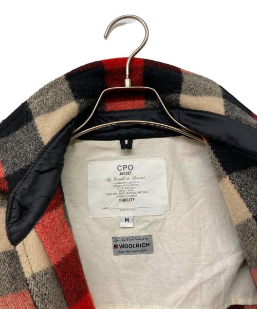 WOOLRICH（ウールリッチ）WOOLRICH (ウールリッチ) FIDELRTY USA製 CPOジャケット レッド サイズ:Mの古着・服飾アイテム