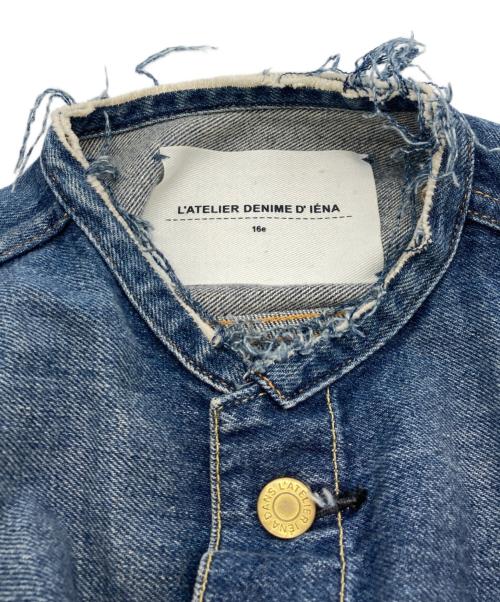IENA（イエナ）IENA (イエナ) リメイクタックデニムブルゾン インディゴ サイズ:38の古着・服飾アイテム