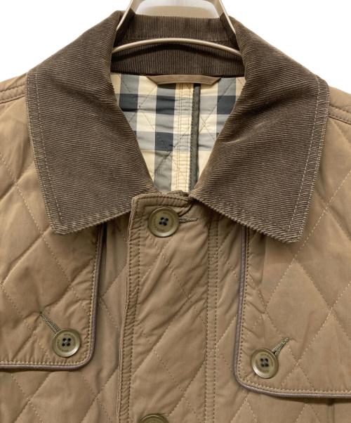 BURBERRY LONDON（バーバリーロンドン）BURBERRY LONDON (バーバリーロンドン) 裏ノバチェックパイピングキルティングジャケット オリーブ サイズ:SIZE Mの古着・服飾アイテム