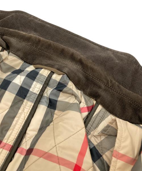 BURBERRY LONDON（バーバリーロンドン）BURBERRY LONDON (バーバリーロンドン) 裏ノバチェックパイピングキルティングジャケット オリーブ サイズ:SIZE Mの古着・服飾アイテム