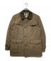 BURBERRY LONDON（バーバリーロンドン）の古着「裏ノバチェックパイピングキルティングジャケット」｜オリーブ