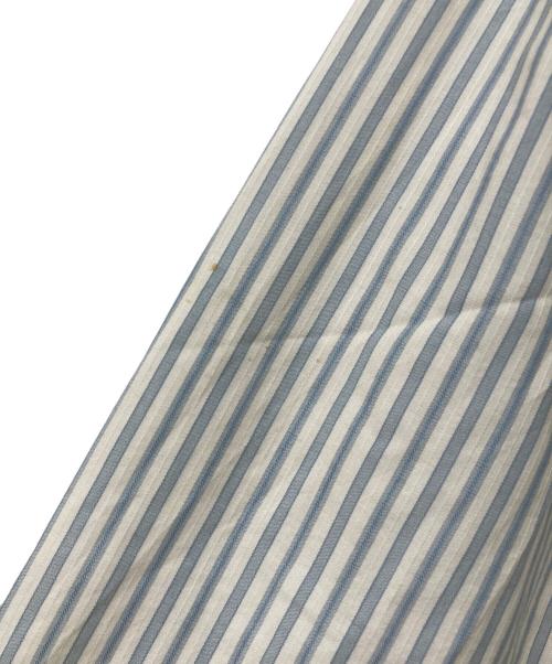 MM6 Maison Margiela（エムエムシックスメゾンマルジェラ）MM6 Maison Margiela (エムエムシックスメゾンマルジェラ) オーバーサイズストライプシャツ ブルー×アイボリー サイズ:38の古着・服飾アイテム