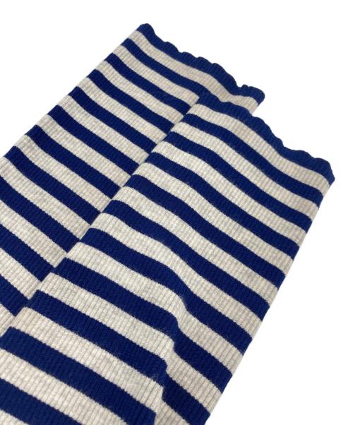 BURBERRY LONDON（バーバリーロンドン）BURBERRY LONDON (バーバリーロンドン) ボーダーニットカーディガン ネイビー サイズ:SIZE 2の古着・服飾アイテム