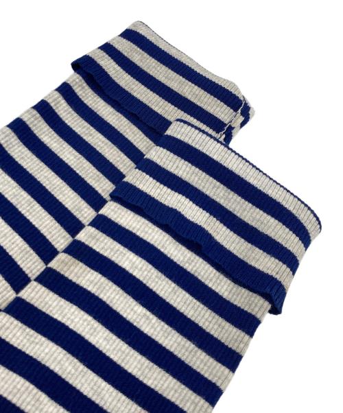 BURBERRY LONDON（バーバリーロンドン）BURBERRY LONDON (バーバリーロンドン) ボーダーニットカーディガン ネイビー サイズ:SIZE 2の古着・服飾アイテム
