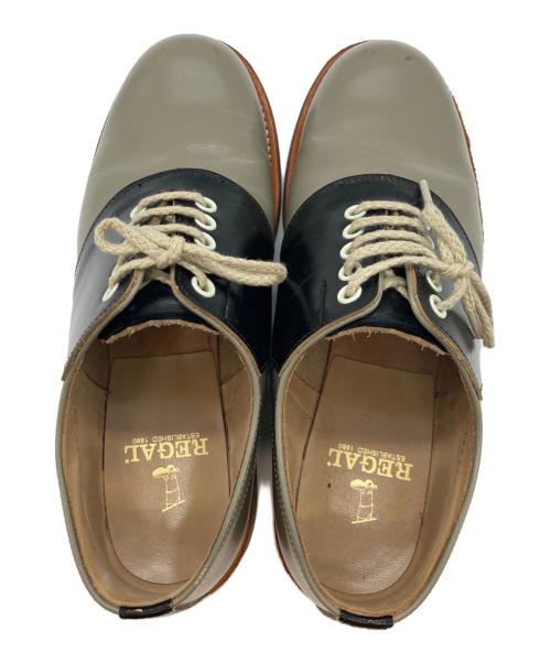 REGAL（リーガル）REGAL (リーガル) サドルシューズ グレー×ブラック サイズ:24.5の古着・服飾アイテム