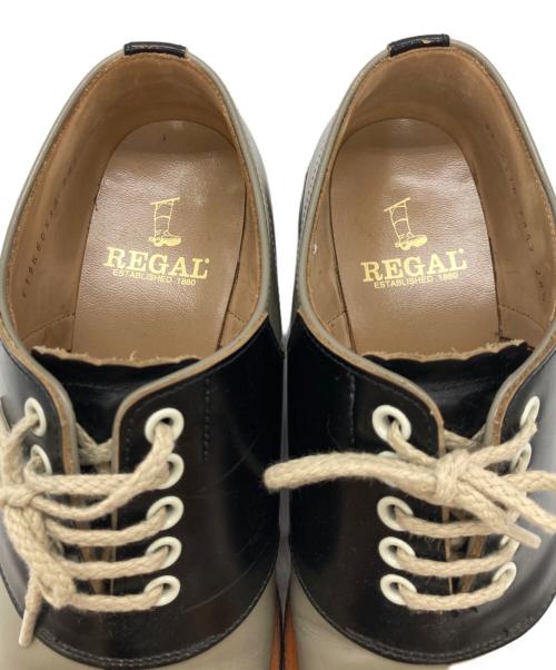 REGAL（リーガル）REGAL (リーガル) サドルシューズ グレー×ブラック サイズ:24.5の古着・服飾アイテム