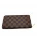 LOUIS VUITTON (ルイ ヴィトン) ダミエ ジッピーウォレット ブラウン：25000円