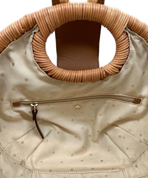 Kate Spade（ケイトスペード）Kate Spade (ケイトスペード) 丸型カゴバッグ スカイブルー サイズ:-の古着・服飾アイテム