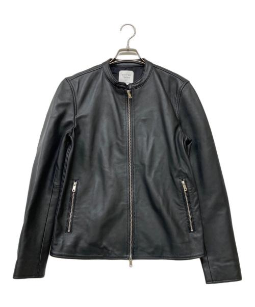 UNITED TOKYO（ユナイテッドトーキョー）UNITED TOKYO (ユナイテッドトーキョー) ラムレザー シングルライダースジャケット ブラック サイズ:2の古着・服飾アイテム