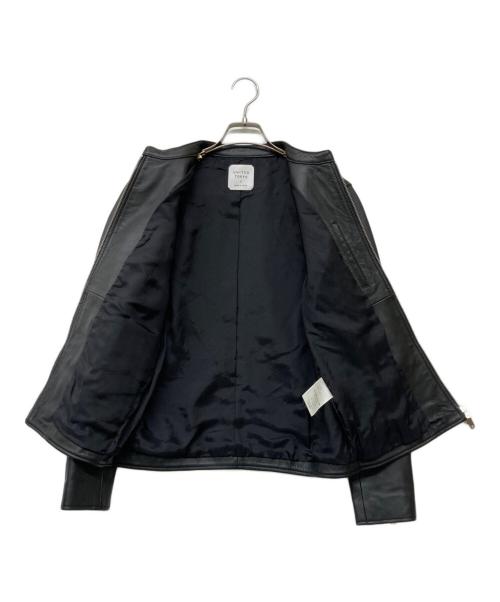 UNITED TOKYO（ユナイテッドトーキョー）UNITED TOKYO (ユナイテッドトーキョー) ラムレザー シングルライダースジャケット ブラック サイズ:2の古着・服飾アイテム