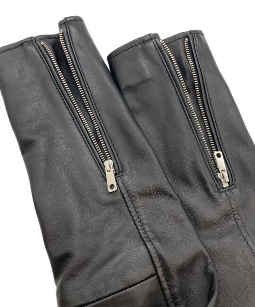 UNITED TOKYO（ユナイテッドトーキョー）UNITED TOKYO (ユナイテッドトーキョー) ラムレザー シングルライダースジャケット ブラック サイズ:2の古着・服飾アイテム