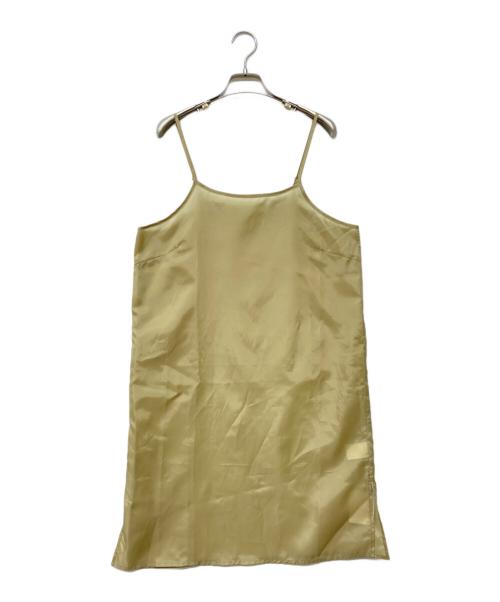 CIAOPANIC（チャオパニック）CIAOPANIC (チャオパニック) ベロアフラワーティアードワンピース ブルー×ベージュの古着・服飾アイテム