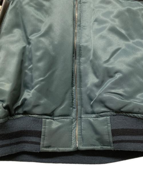 HARLEY-DAVIDSON（ハーレーダビッドソン）HARLEY-DAVIDSON (ハーレーダビッドソン) フライトドッキングライダースジャケット ブラック×ブルー サイズ:Lの古着・服飾アイテム