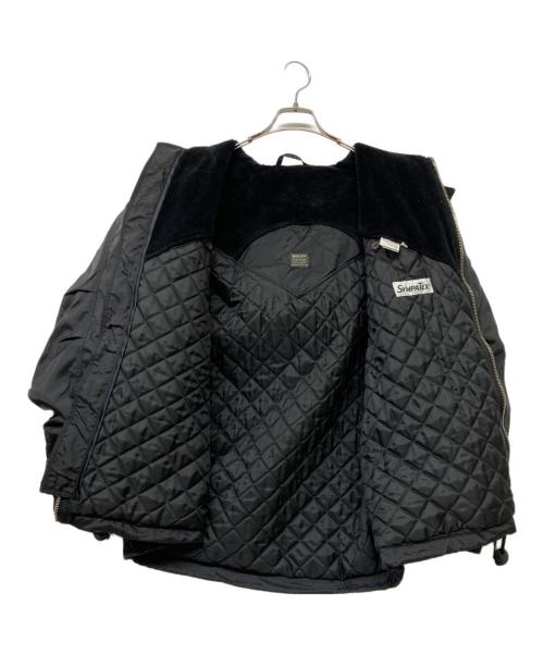 PHILIPPE CHARRIOL（フィリップ シャリオール）PHILIPPE CHARRIOL (フィリップ シャリオール) 古着SYMPATEXボア付きジャケット ブラック サイズ:46(S)の古着・服飾アイテム