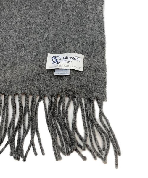 JOHNSTONS OF ELGIN（ジョンストンズオブエルガン）JOHNSTONS OF ELGIN (ジョンストンズオブエルガン) カシミヤストール グレー サイズ:-の古着・服飾アイテム