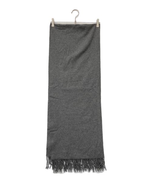 JOHNSTONS OF ELGIN（ジョンストンズオブエルガン）JOHNSTONS OF ELGIN (ジョンストンズオブエルガン) カシミヤストール グレー サイズ:-の古着・服飾アイテム