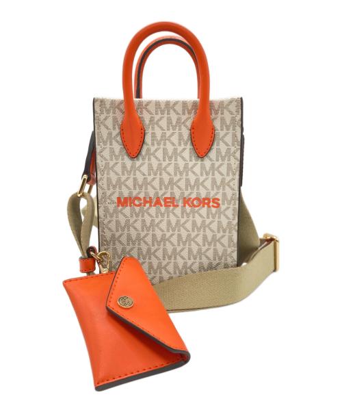 MICHAEL KORS（マイケル・コース）MICHAEL KORS (マイケルコース) MIRELLA エクストラスモール オレンジの古着・服飾アイテム
