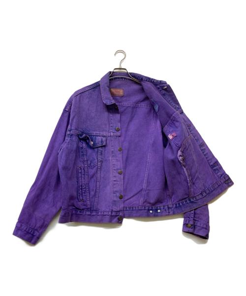LEVI'S（リーバイス）LEVI'S (リーバイス) 後染めデニムジャケット パープル サイズ:Lの古着・服飾アイテム