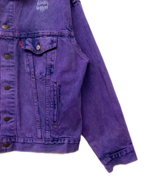 LEVI'S（リーバイス）LEVI'S (リーバイス) 後染めデニムジャケット パープル サイズ:Lの古着・服飾アイテム