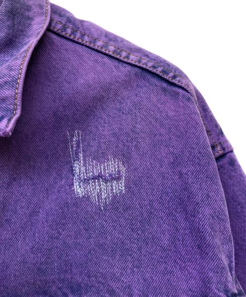 LEVI'S（リーバイス）LEVI'S (リーバイス) 後染めデニムジャケット パープル サイズ:Lの古着・服飾アイテム