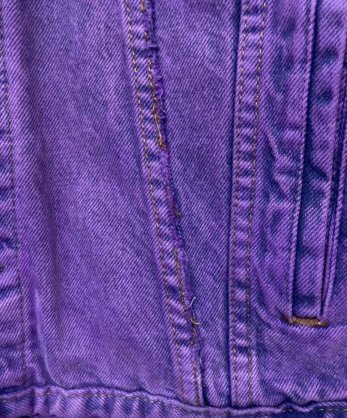 LEVI'S（リーバイス）LEVI'S (リーバイス) 後染めデニムジャケット パープル サイズ:Lの古着・服飾アイテム