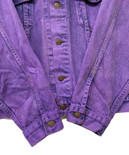 LEVI'S（リーバイス）LEVI'S (リーバイス) 後染めデニムジャケット パープル サイズ:Lの古着・服飾アイテム