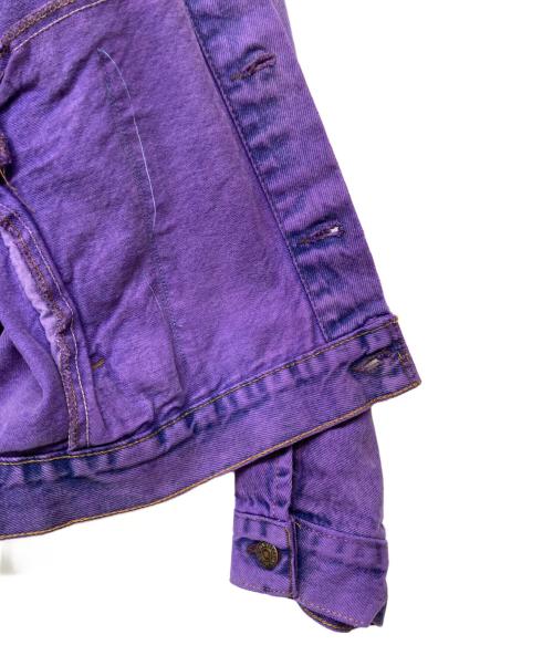 LEVI'S（リーバイス）LEVI'S (リーバイス) 後染めデニムジャケット パープル サイズ:Lの古着・服飾アイテム