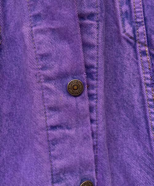 LEVI'S（リーバイス）LEVI'S (リーバイス) 後染めデニムジャケット パープル サイズ:Lの古着・服飾アイテム