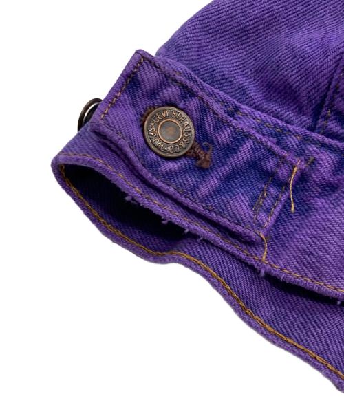 LEVI'S（リーバイス）LEVI'S (リーバイス) 後染めデニムジャケット パープル サイズ:Lの古着・服飾アイテム