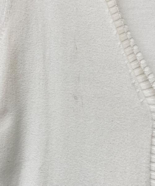 BURBERRY LONDON（バーバリーロンドン）BURBERRY LONDON (バーバリーロンドン) Vネックカーディガン ホワイト サイズ:SIZE 2の古着・服飾アイテム
