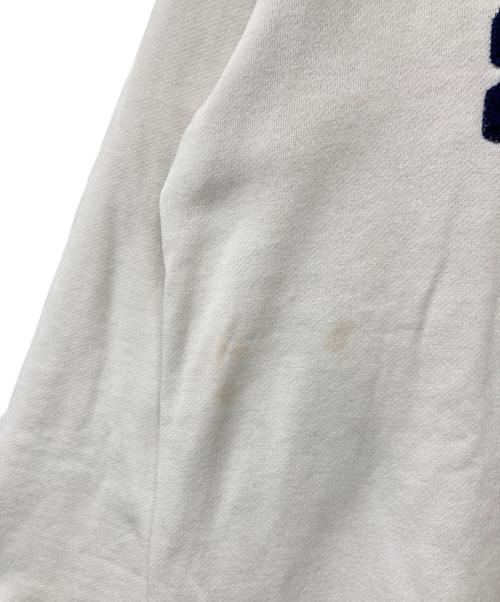 stussy（ステューシー）stussy (ステューシー) 90s ロゴスウェット ホワイト×ネイビー サイズ:-の古着・服飾アイテム