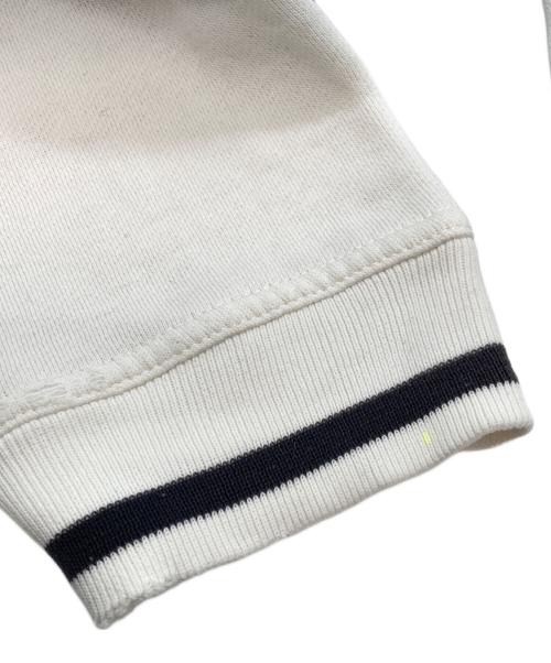 stussy（ステューシー）stussy (ステューシー) 90s ロゴスウェット ホワイト×ネイビー サイズ:-の古着・服飾アイテム