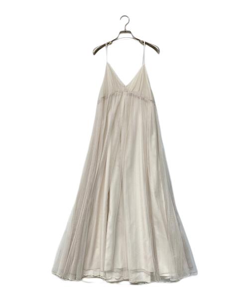 COCODEAL（ココディール）COCODEAL (ココディール) 24SS シアーメッシュキャミワンピース ベージュ サイズ:2の古着・服飾アイテム