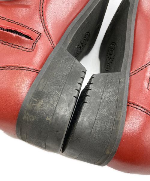 WILD WING（ワイルドウィング）wild wing (ワイルドウィング) バイカーブーツ レッド サイズ:27の古着・服飾アイテム