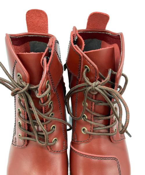 WILD WING（ワイルドウィング）wild wing (ワイルドウィング) バイカーブーツ レッド サイズ:27の古着・服飾アイテム