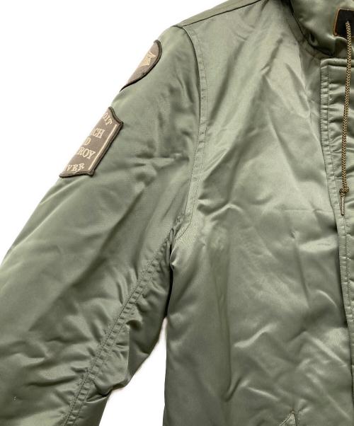Hysteric Glamour（ヒステリックグラマー）Hysteric Glamour (ヒステリックグラマー) PRIMALOFT N3-B フライトジャケット グリーン サイズ:Mの古着・服飾アイテム